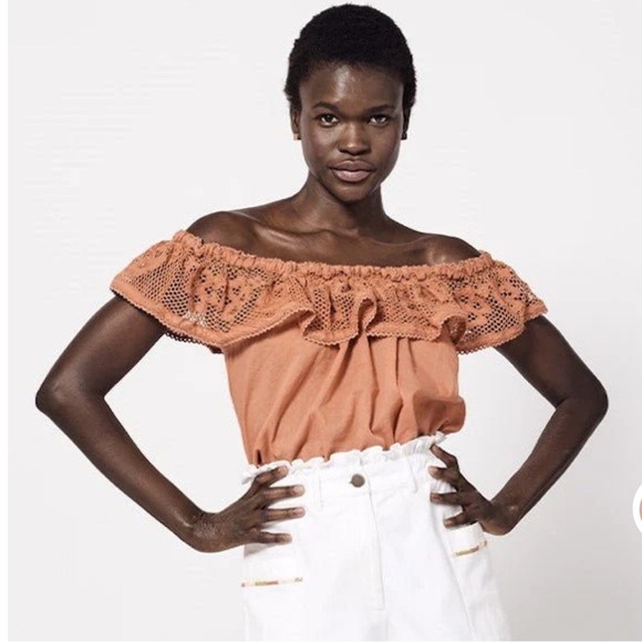 Cleobella Tops - 44. CLEOBELLA $168 Paulina Top Apricot Brandy